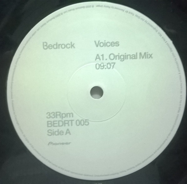 Bedrock - Voices (Part 1) - Used Vinyl Record 12" image 4