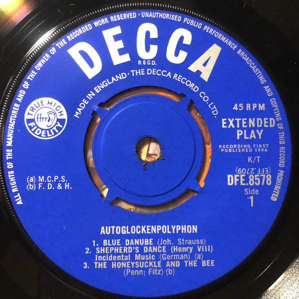 Superpolyphon - Victorian Juke Box - Used Vinyl Record 7" image 3