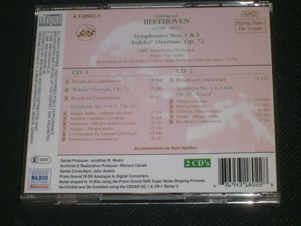 Ludwig van Beethoven - Symphonies Nos. 1 & 3; "Fidelio"-Ouverture - U image 2