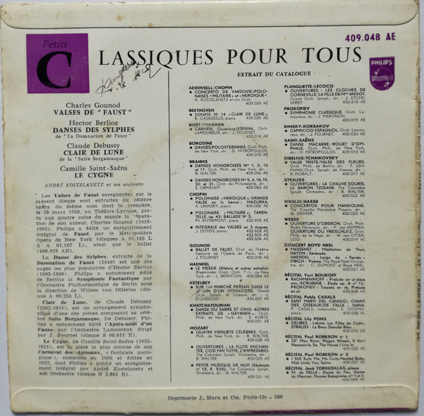 Charles Gounod - Valses De "Faust" / Danses Des Sylphes / Clair De Lu image 2