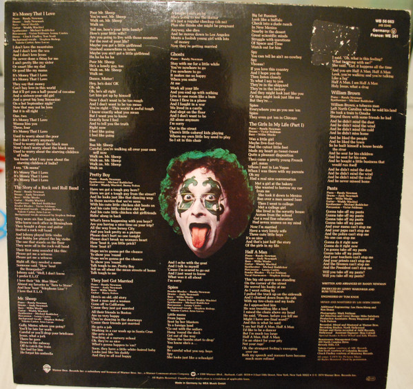 Randy Newman - Born Again - Used Vinyl Record image 2