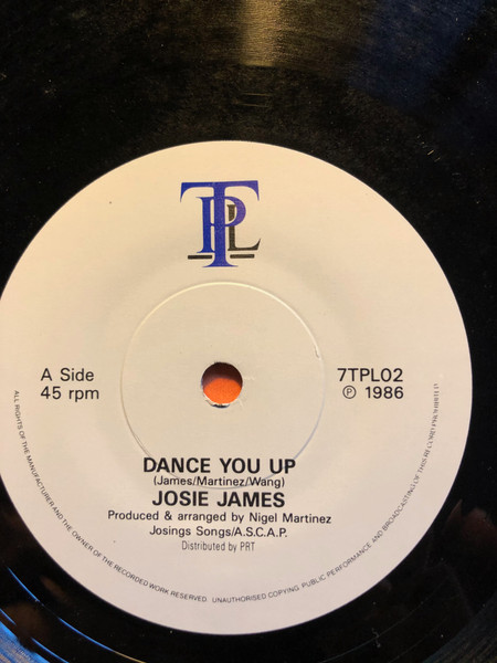 Josie James - Dance You Up - Used Vinyl Record 7" image 3