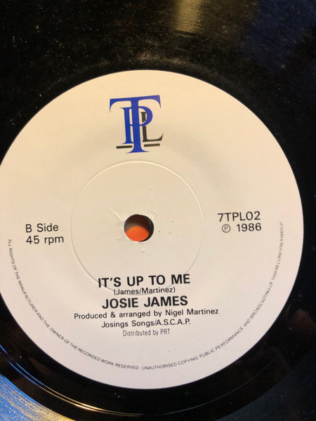 Josie James - Dance You Up - Used Vinyl Record 7" image 4
