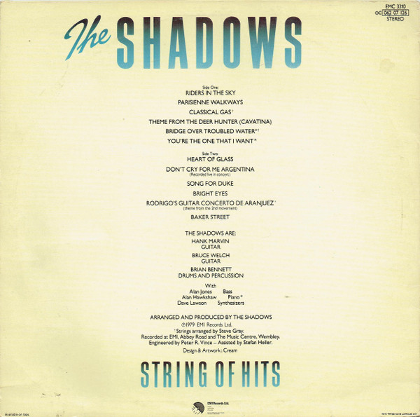 Shadows - String Of Hits - Used Vinyl Record image 2