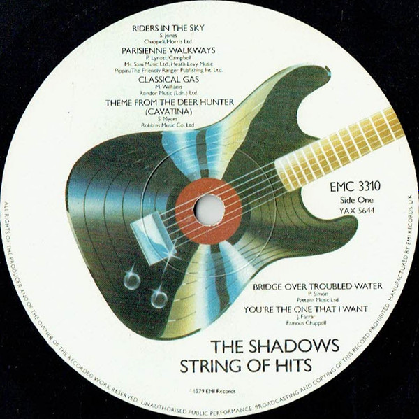Shadows - String Of Hits - Used Vinyl Record image 3
