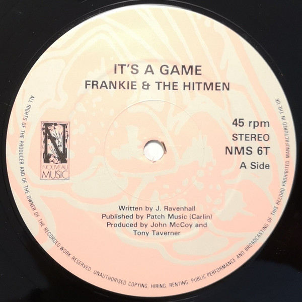 Frankie & The Hitmen - It's A Game - Used Vinyl Record 12" image 3