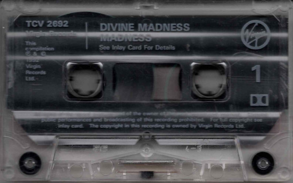 Madness - Divine - Used Cassette image 6