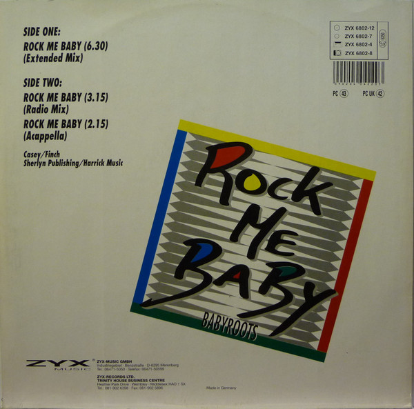 Babyroots - Rock Me Baby - Used Vinyl Record 12" image 2