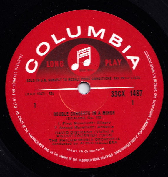 David Oistrach - Double Concerto In A Minor, Op. 102, Tragic Overture, image 3