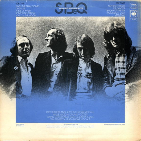 Sutherland Brothers - Reach For The Sky - Used Vinyl Record image 2