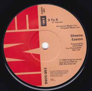 Sheena Easton - 9 To 5 - Used Vinyl Record 7" image 1