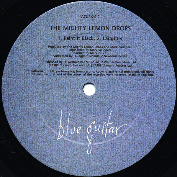 Mighty Lemon Drops - Fall Down (Like The Rain) - Used Vinyl Record 12" image 4