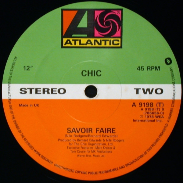 Chic - Jack Le Freak - Used Vinyl Record 12" image 2