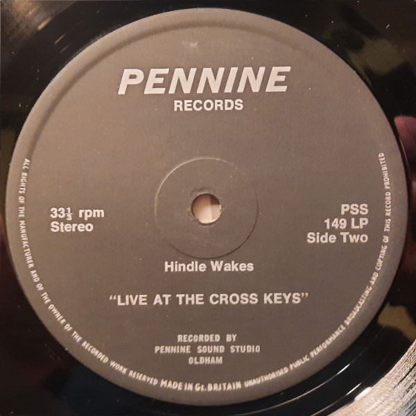 Hindle Wakes - Live At The Cross Keys - Used Vinyl Record image 4