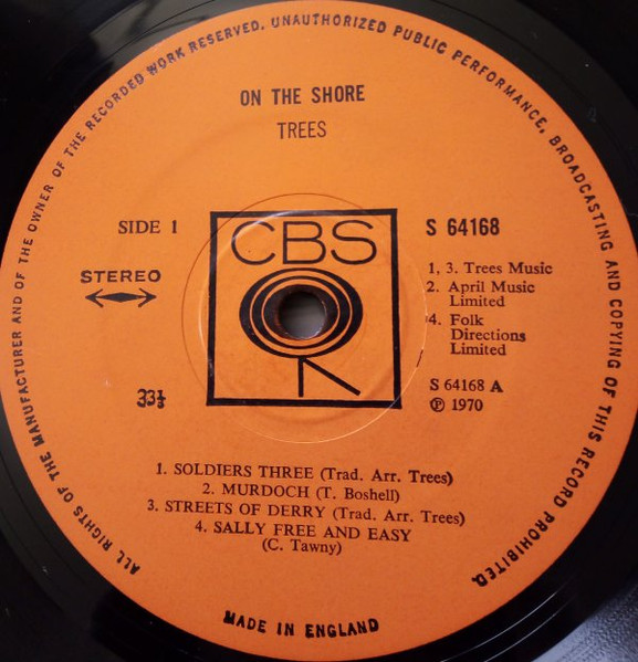 Trees - On The Shore - Used Vinyl Record image 3