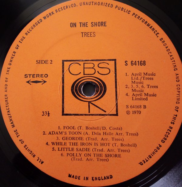 Trees - On The Shore - Used Vinyl Record image 4