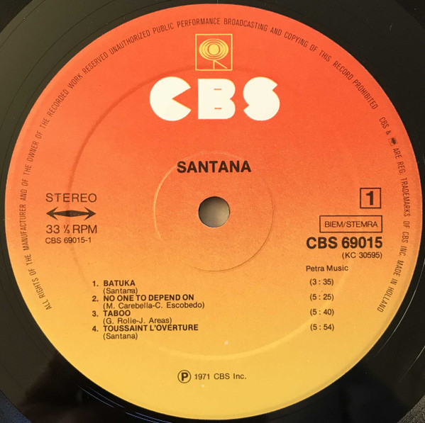 Santana - 3 - Used Vinyl Record image 4