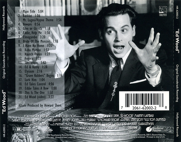 Howard Shore - Ed Wood (Original Soundtrack Recording) - Used CD image 2