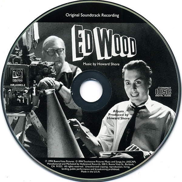Howard Shore - Ed Wood (Original Soundtrack Recording) - Used CD image 3