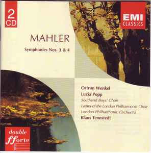 Gustav Mahler - Symphonies Nos. 3 & 4 - Used CD image 1