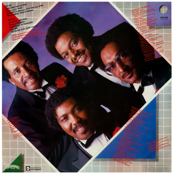 Four Tops - Tonight! - Used Vinyl Record image 2