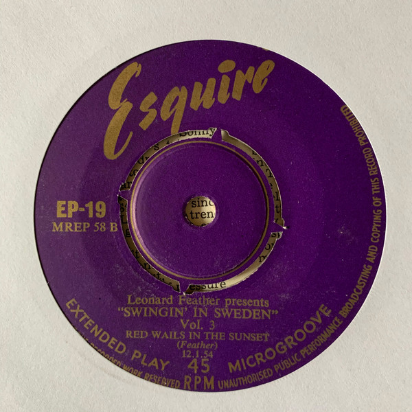 Ake Persson - Swingin' In Sweden Vol 3 - Used Vinyl Record 7" image 4