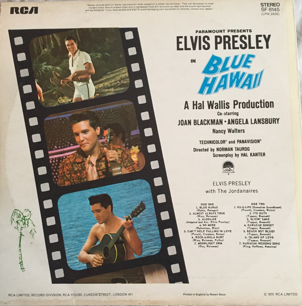 Elvis Presley - Blue Hawaii - Used Vinyl Record image 2