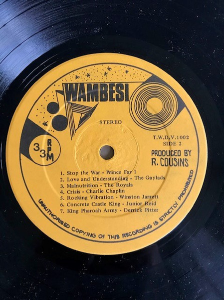 Various - History Of Tamoki Wambesi - Vinyl Record image 3
