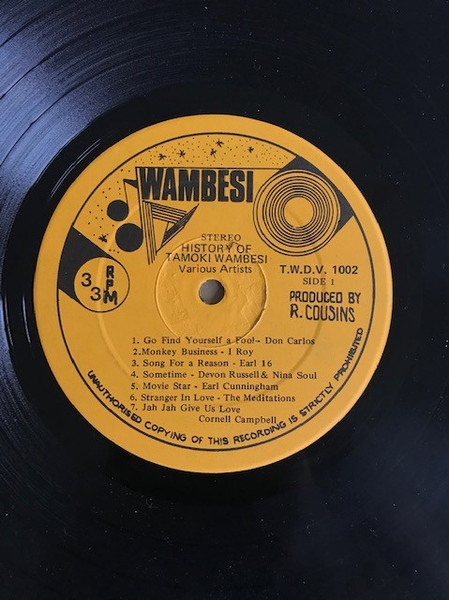 Various - History Of Tamoki Wambesi - Vinyl Record image 4