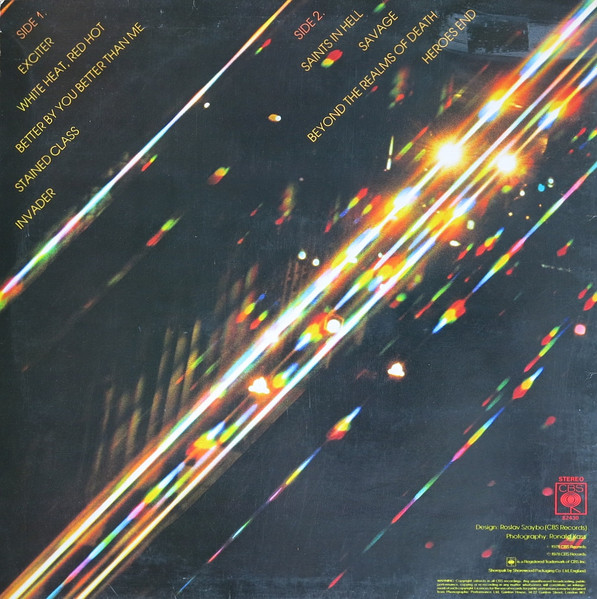 Judas Priest - Stained Class - Used Vinyl Record image 2