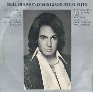 Neil Diamond - His 12 Greatest Hits - Used Vinyl Record image 1