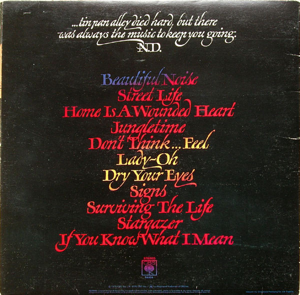 Neil Diamond - Beautiful Noise - Used Vinyl Record image 3