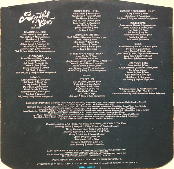Neil Diamond - Beautiful Noise - Used Vinyl Record image 7