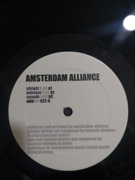 Amsterdam Alliance - Allright - Used Vinyl Record 12" image 2