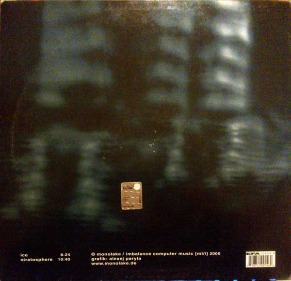 Monolake - Ice. Stratosphere - Used Vinyl Record 12" image 2