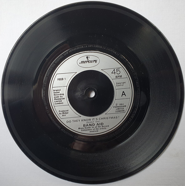 Band Aid - Do They Know It's Christmas? - Used Vinyl Record 7" image 3