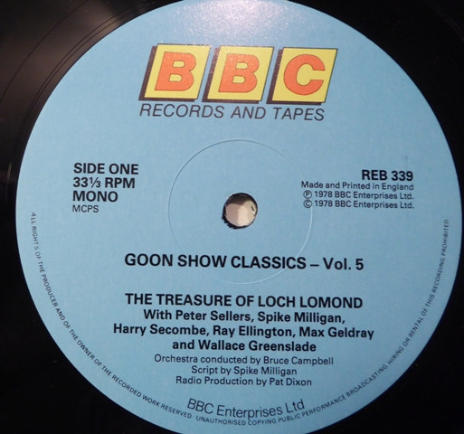 Goons - Goon Show Classics Vol. 5 - Used Vinyl Record image 3