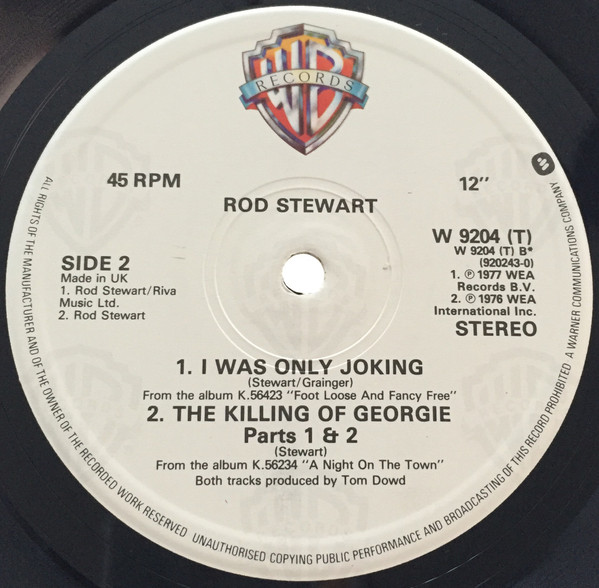 Rod Stewart - Some Guys Have All The Luck - Used Vinyl Record 12" image 4