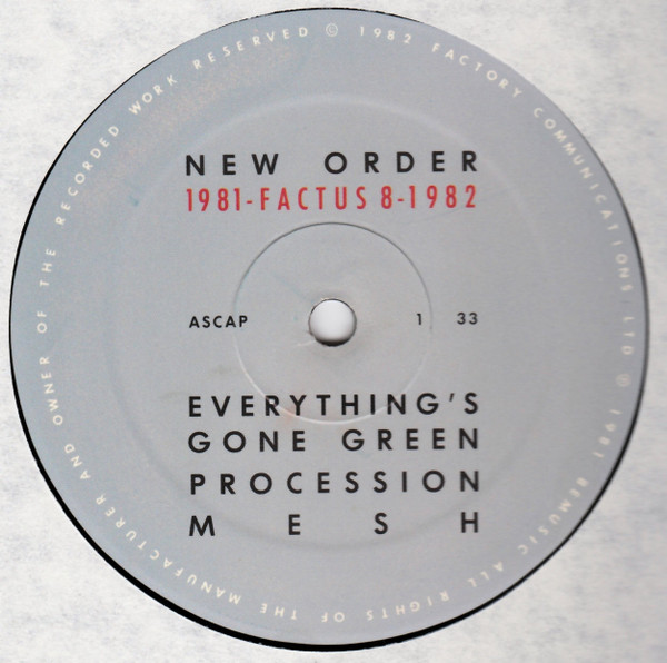 New Order - 1981-1982 - Used Vinyl Record 12" image 3