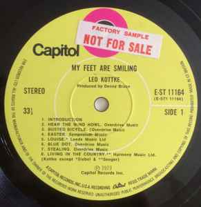 Leo Kottke - My Feet Are Smiling - Used Vinyl Record image 1