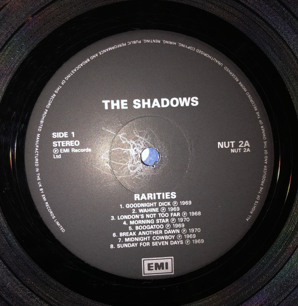 Shadows - Rarities - Used Vinyl Record image 3