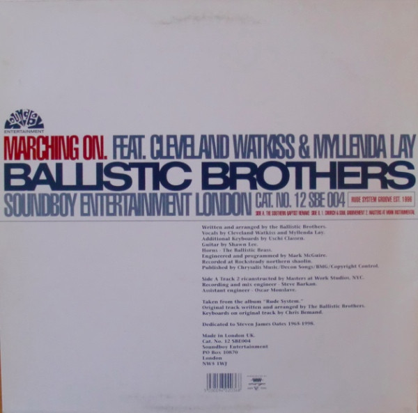 Ballistic Brothers - Marching On - Used Vinyl Record 12" image 2