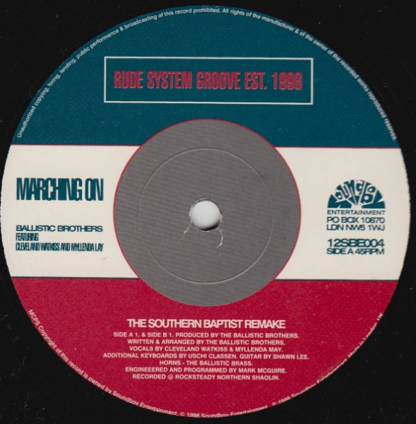 Ballistic Brothers - Marching On - Used Vinyl Record 12" image 3