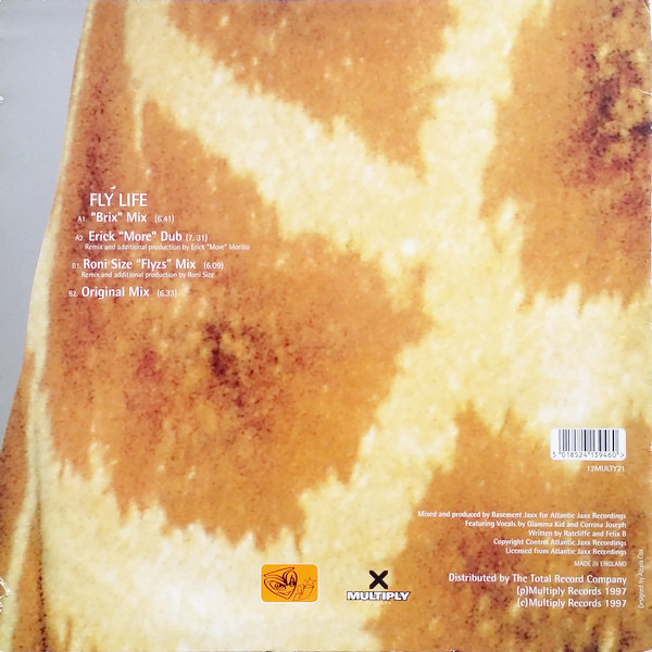 Basement Jaxx - Fly Life - Used Vinyl Record 12" image 2