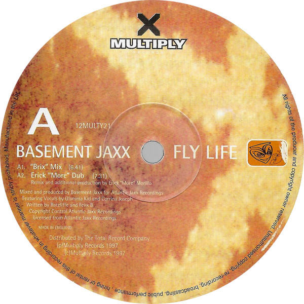Basement Jaxx - Fly Life - Used Vinyl Record 12" image 3
