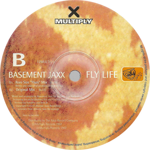 Basement Jaxx - Fly Life - Used Vinyl Record 12" image 4