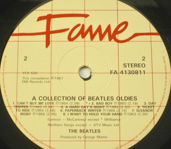 Beatles - A Collection Of Beatles Oldies - Used Vinyl Record image 3