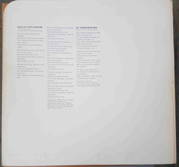 Judy Collins - Most Beautiful Songs Of - Used Vinyl Record image 4