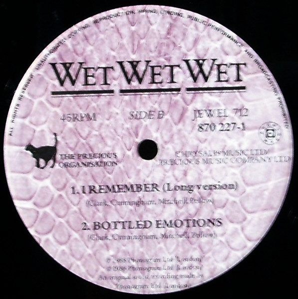 Wet Wet Wet - Temptation - Used Vinyl Record 12" image 4