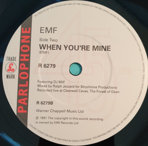 EMF - I Believe - Used Vinyl Record 7" image 4